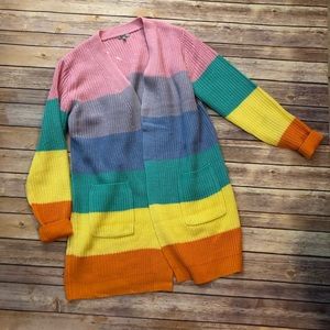 Rainbow cardigan